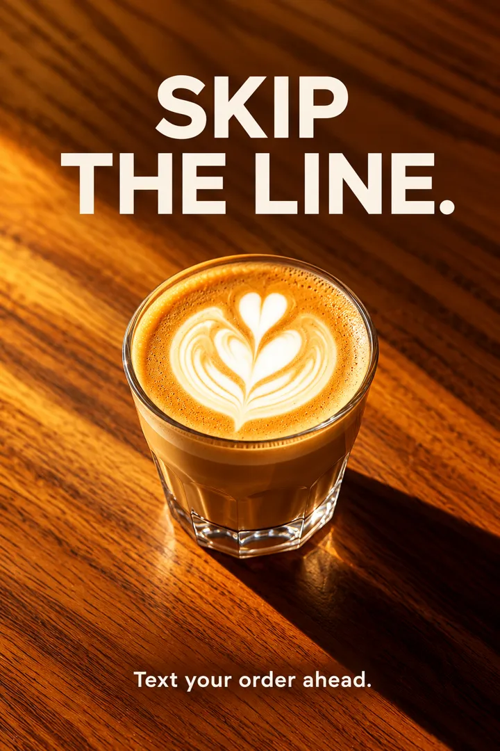 Skip the line ad